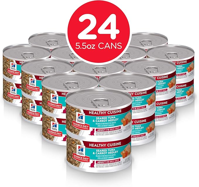 Hill's Science Diet Wet Cat Food, Adult, Healthy Cuisine