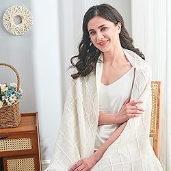 inhand Knitted Throw Blanket for Couch and