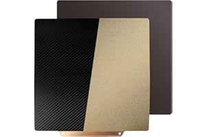 IdeaFormer-3D PEI Sheet Double Print Bed Smooth PET+Textured PEI Spring Steel Bed Plate 310x310mm PEI Sheet Magnetic Build Be