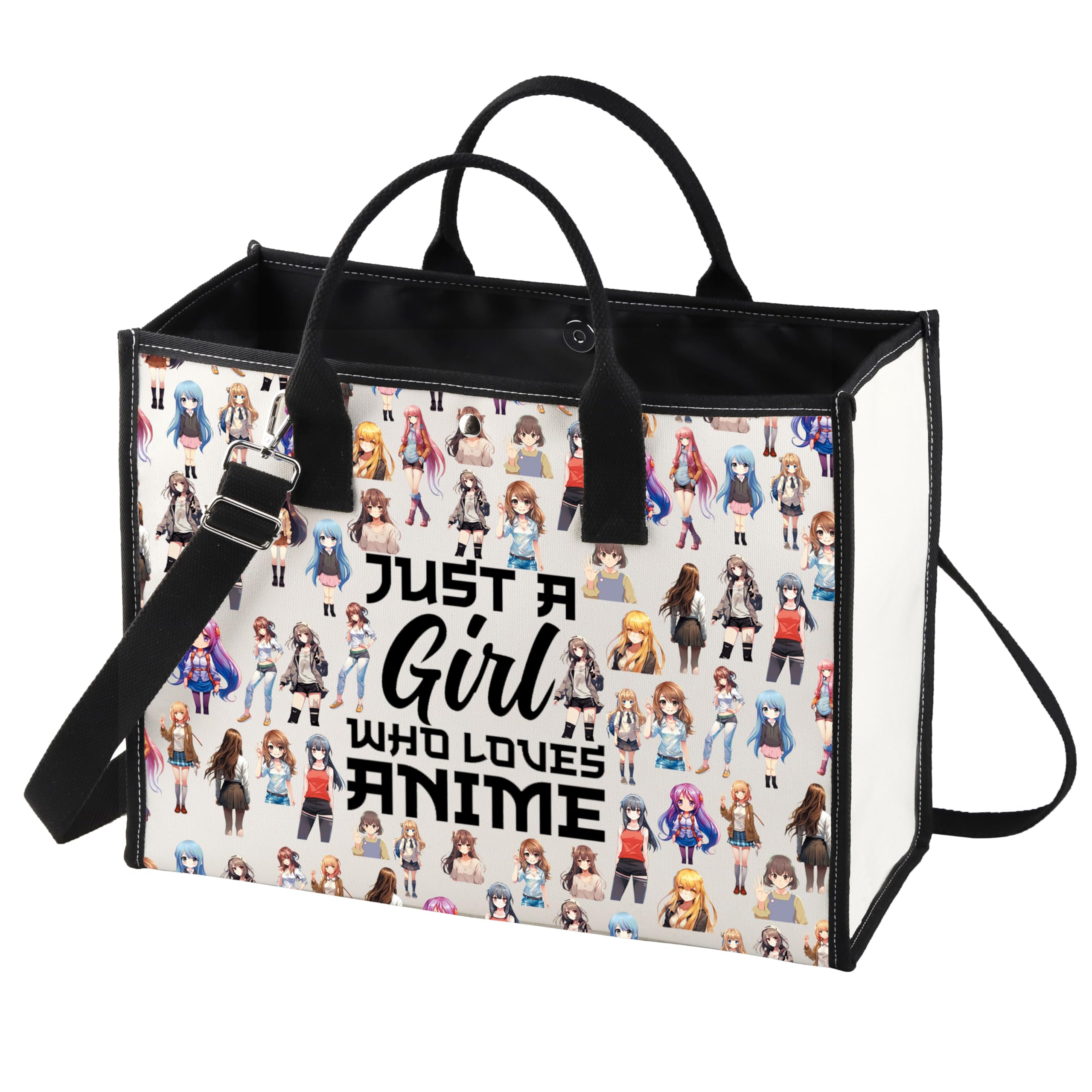 LEVLO Anime Makeup Bag - Cosmetic Makeup Bag for Women, Loves Anime LT