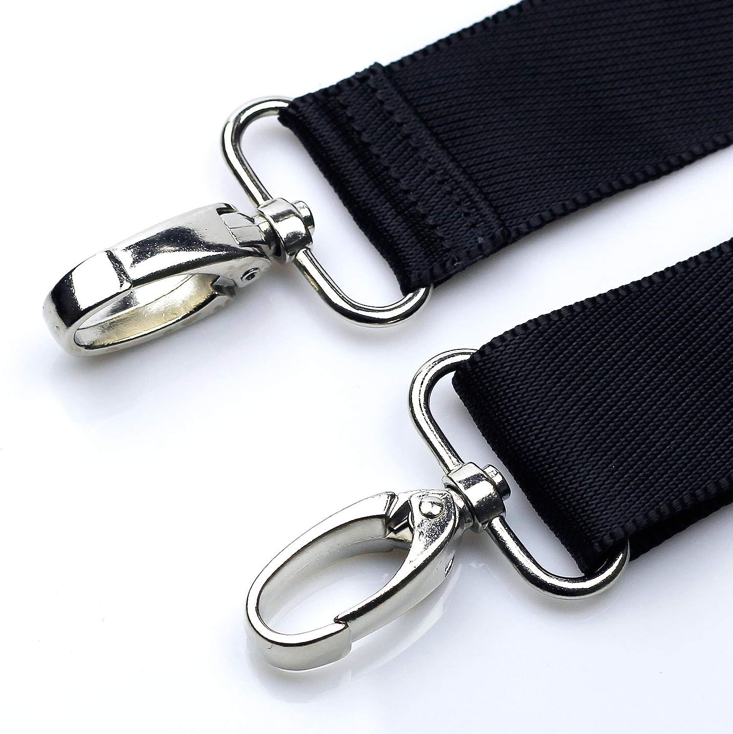 Hibate 3.8cm Universal Replacement Shoulder Strap for Men's Bag Women's Crossbody Handbags Straps - Black - Image 4