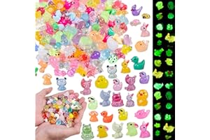 TEENZEE 240 Pcs Mini Resin Animals Variety Tiny Animals Figures Miniature Little Small Animal Figurines Bulk for Micro Fairy Garden Landscape Accessories Hide Crafts Decor Aquarium
