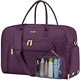 Travel Duffle Weekender Bags for Women - Weekend Bag Women with Shoe Compartment Carry On Overnight Bag with Toiletry Bag Duffel Bags Wet Pocket for Gym Hospital Bags for Labor and Delivery