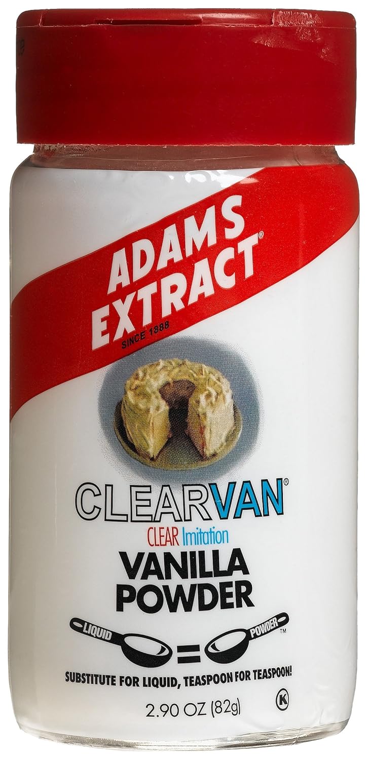 Adams Extracts ClearVan (imitation) Vanilla Powder, 2.9