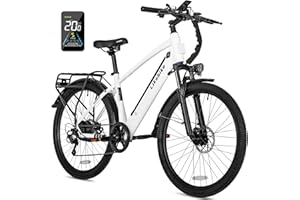 LIKEBIKE Seeker 26" Electric Bike for Adults with Peak 500W Brushless Motor, 35Miles 324WH Removable Battery 20MPH Commuting Electric Mountain Bike, UL 2849 Certified, Front Fork Suspension