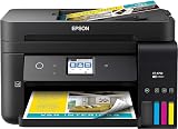 Epson WorkForce ET-4750 EcoTank Wireless Color All-in-One Supertank Printer with Scanner, Copier, Fax and Ethernet