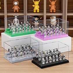 Mlikero Display Case for Minifigures Action Figures