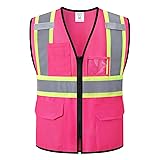 HATAUNKI Reflective Safety Vest for Men Women Hi