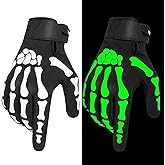 RIGWARL Motorcycle Gloves for Men and Women, Breathable Dirt Bike Gloves with Non-Slip Palm, Skeleton Motorcycle Riding Glove