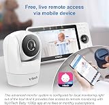 VTech VM901 Smart Wi-Fi Baby Monitor 5 inch 720p Display PTZ 1080p Camera view 3