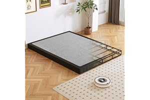Arhomefurni Box Spring, Metal Frame Mattress Foundation with Fabric Cover, Easy Assembly, Noise-Free (5 Inch, Full)