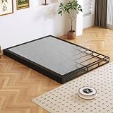 Arhomefurni Box Spring, Metal Frame Mattress Foundation with Fabric Cover, Easy Assembly, Noise-Free (5 Inch, King)
