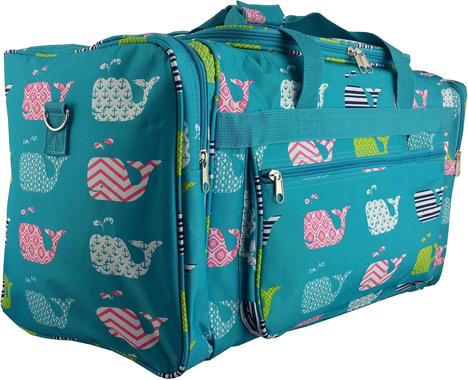 turquoise gym bag