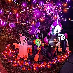 200 LED Halloween Lights Outdoor, 66ft Halloweem