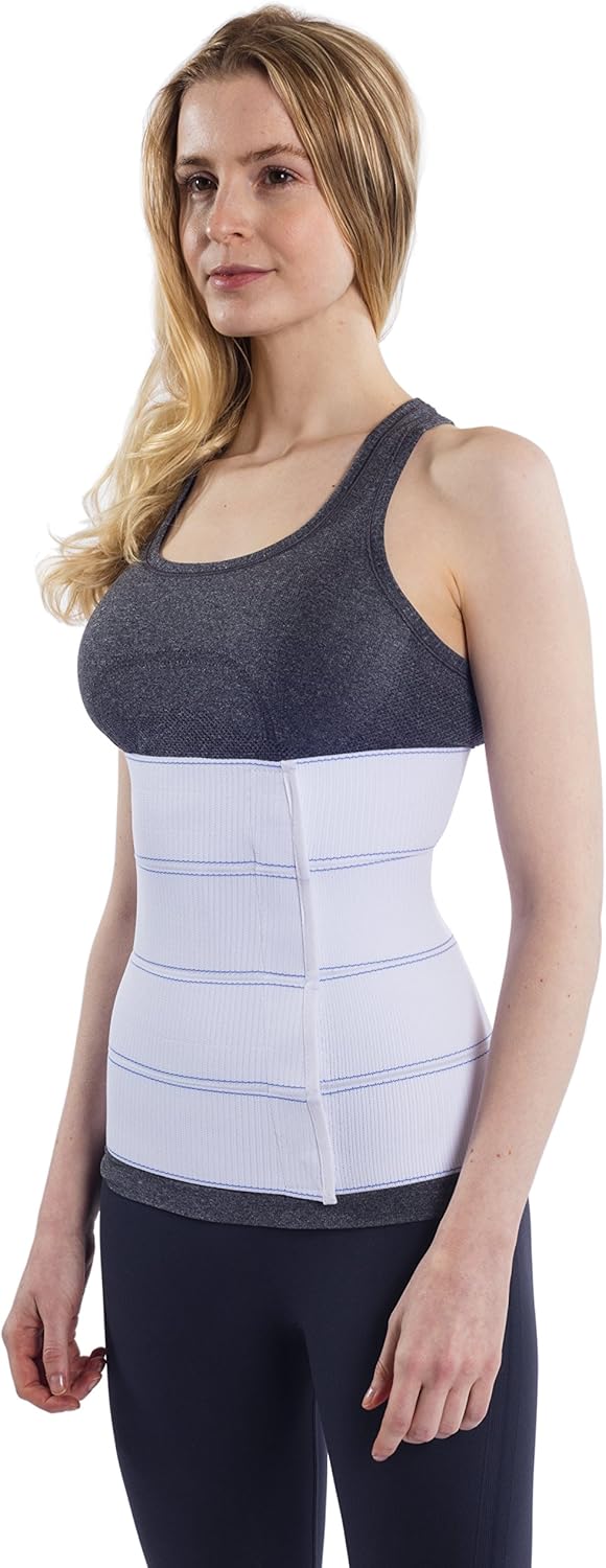 NYOrtho Abdominal Binder Lower Waist Support Belt - Compression Wrap for Men and Women (30" - 45") 4 Panel - 12": Health & Personal Care