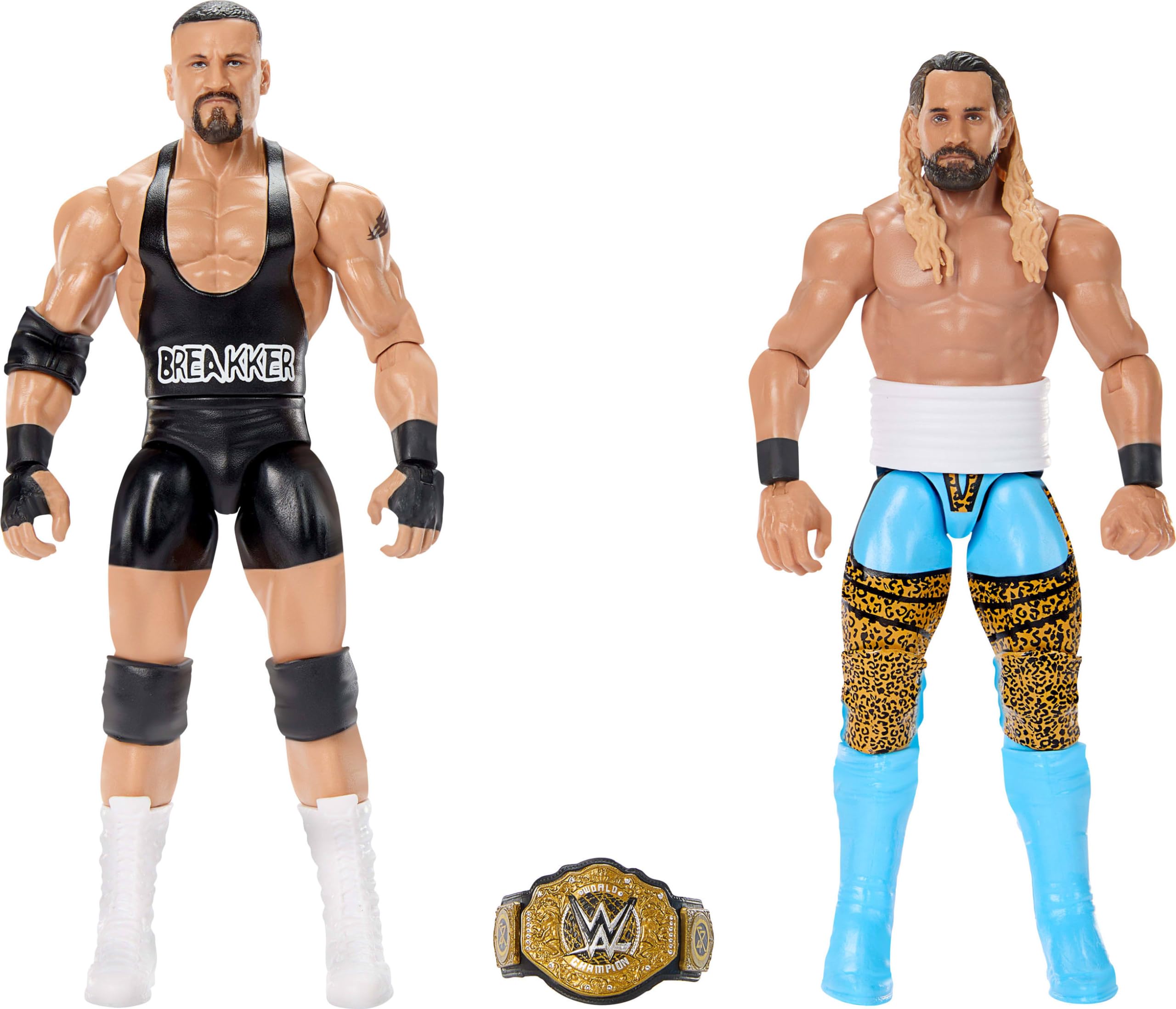 Photo 1 of Mattel WWE Main Event Showdown Bron Breakker vs Seth 'Freakin' Rollins 2-Pack