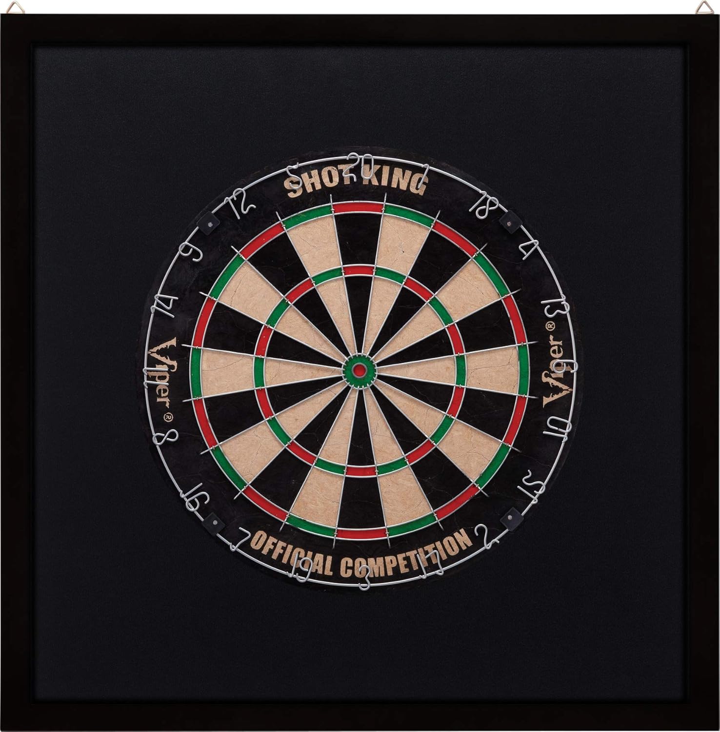 Viper Wood Framed Dartboard Backboard, Dark Mahogany Finish : Dart Backboards : Sports & Outdoors