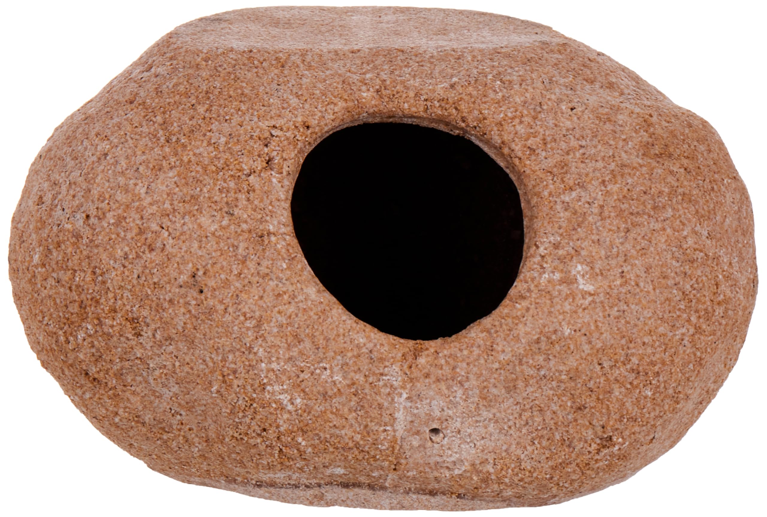 Penn-Plax The Reptology Granite Stone Hide-Away - Aquariums and Terrarium Decor - For Small Animals - Extra Large Size