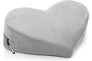 Liberator Heart Wedge Sensual Positioning Sex Pillow, Sex Wedge for Deeper Penetration & Better Sex Positions, Ultra Soft Mic