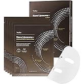 Veyka Nano Liposome + Advanced Sebum Balance Mask - Soothing & Pore Refining Facial Mask with Ceramide, Cica, Multi-Peptide Complex & Panthenol - At-Home Spa Korean Skin Care (5 Sheets, 0.67 Fl Oz)