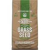 O.M. Scott &amp; Sons Tall Fescue Blend Grass Seed, 8 lbs. | Lawn Seed, Fertilizer and Soil Improver, Naturally Crowds Out Weeds, Covers Up To 2,000 sq. ft.
