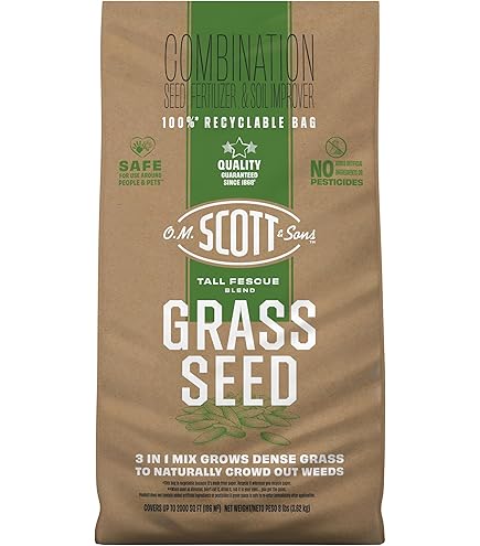 Amazon.com : Scotts 17293 Classic Grass Seed Heat & Drought Mix, 3
