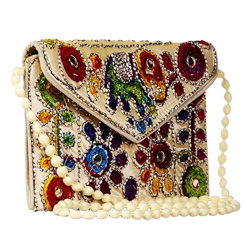 GiftingTree Fashion Embrodired Designer Rajasthani Clutch Bag For Womens
