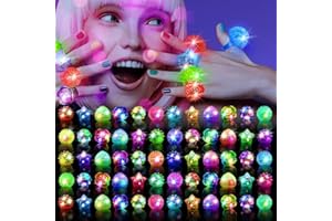 OLUPP 100 Pcs Light Up Rings