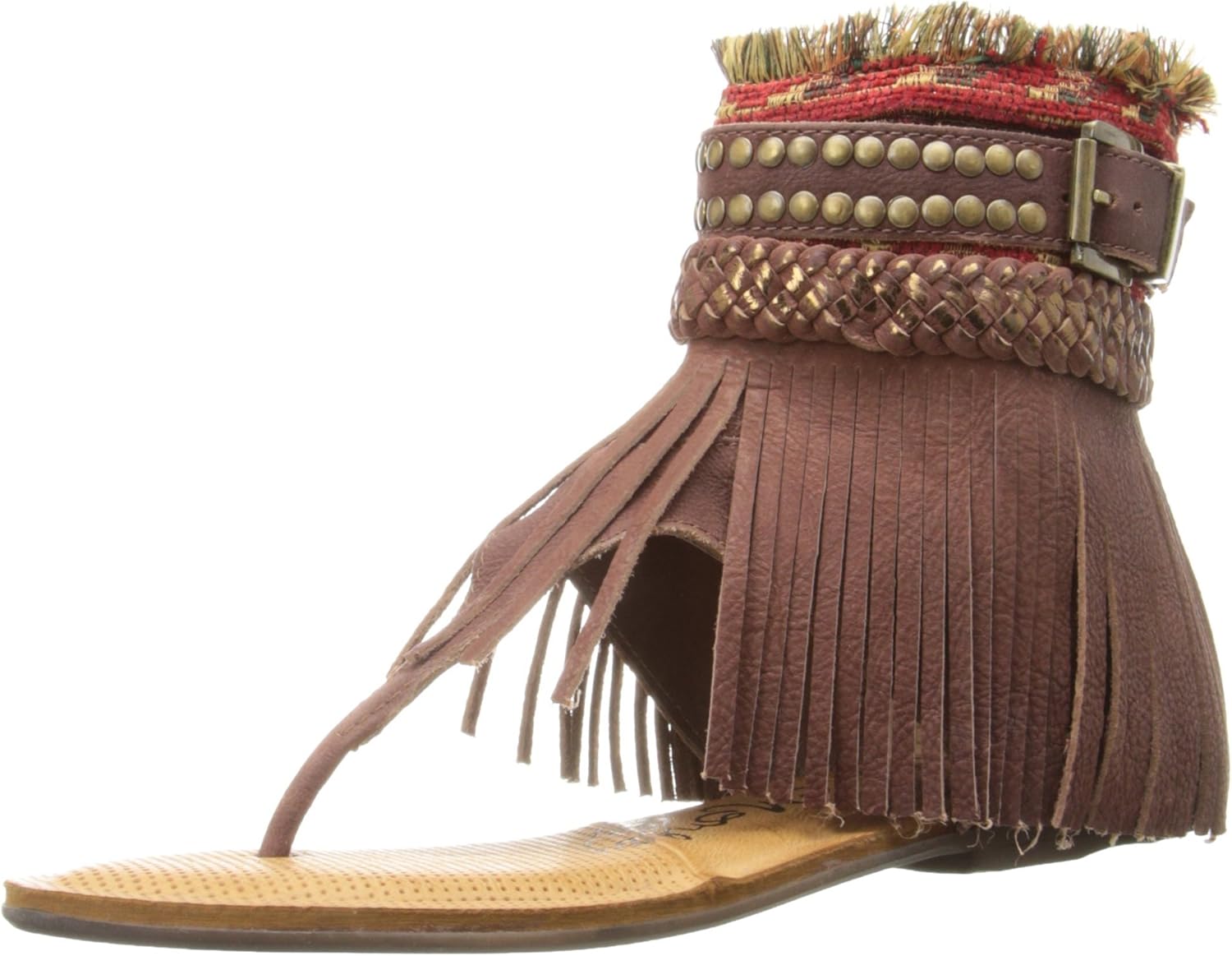 naughty monkey fringe sandals