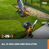 WORX WG163E 18V 20V MAX Cordless Grass Trimmer 2 Batteries 30cm Core view 3