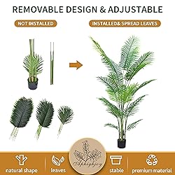 Artificial Areca Palm Tree - Fake Plants Bird of