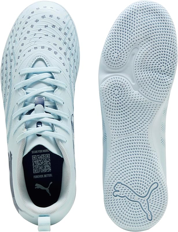Future 9 Play IT JR Chaussures de Football, Bleu Glacial, Bijou Bleu, Pointure 4,5 EU, Bijou Bleu Glacial, 34 EU — photo 3 sur 5