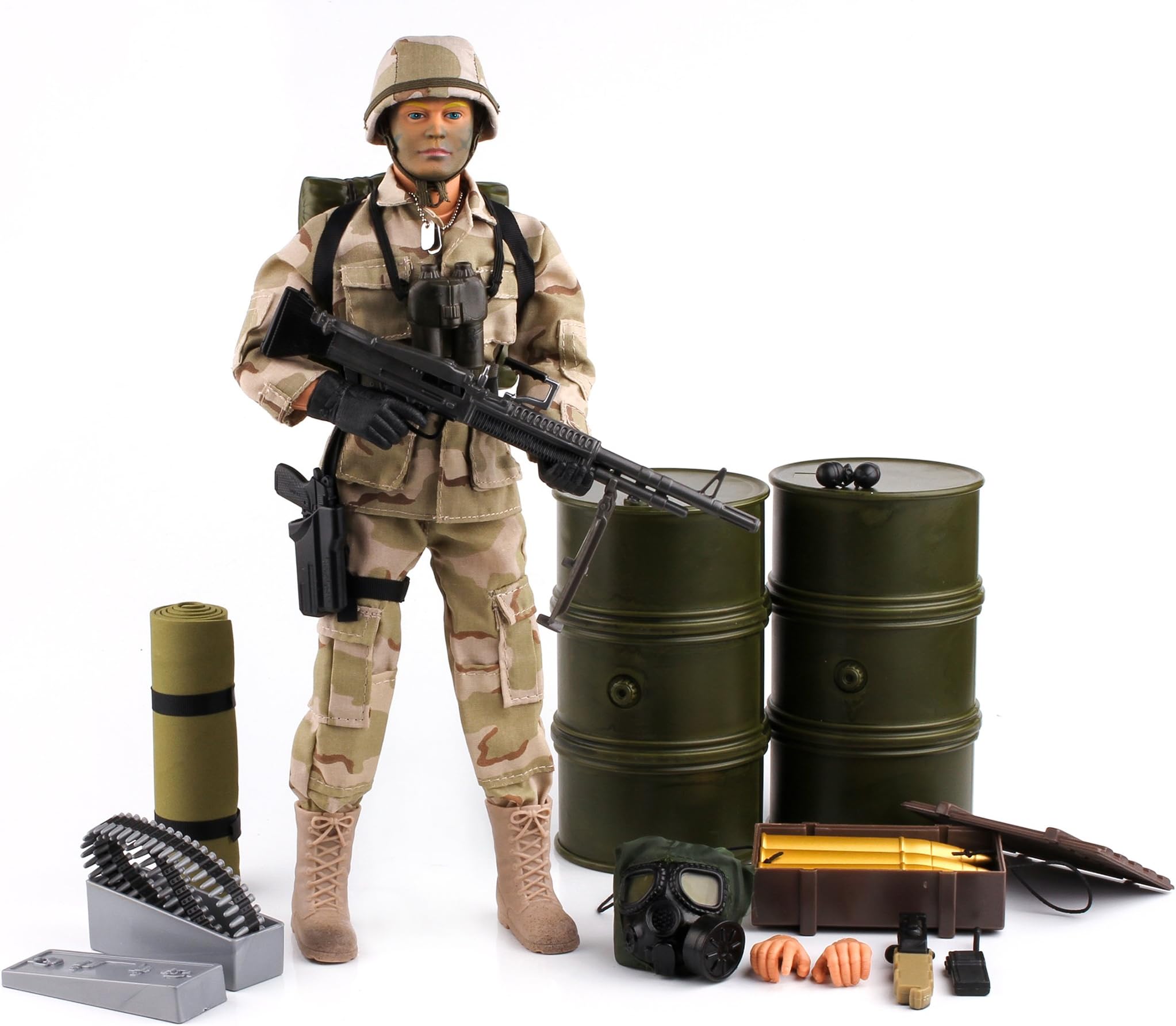 12'' The Peace Forces- Delta Force Playset Military Action Figure