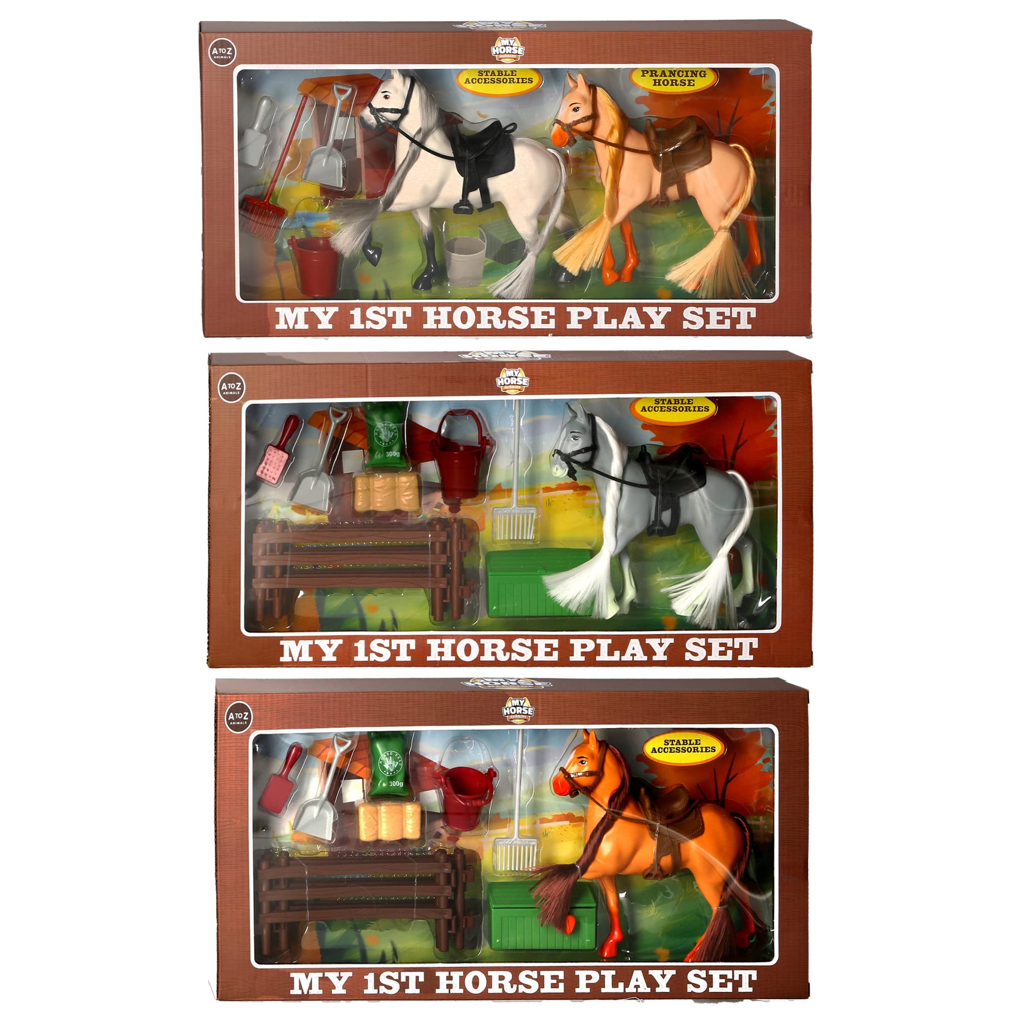 Padgett Bros My 1st Horse Play Set, 30106, Medium, Brown