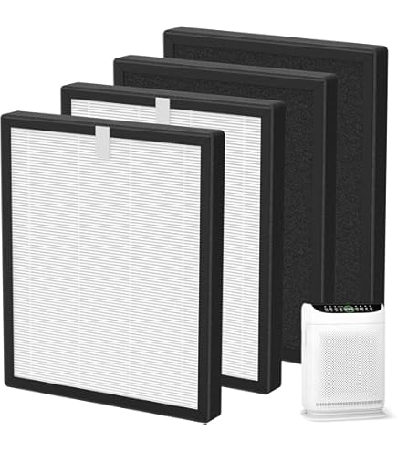 2 Pack ZX001 True HEPA Replacement Filter Compatible with TEBILD