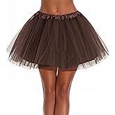 Women Teen Adult Classic Elastic 3 4 5 Layered Tulle Tutu Skirt Costume Bottom