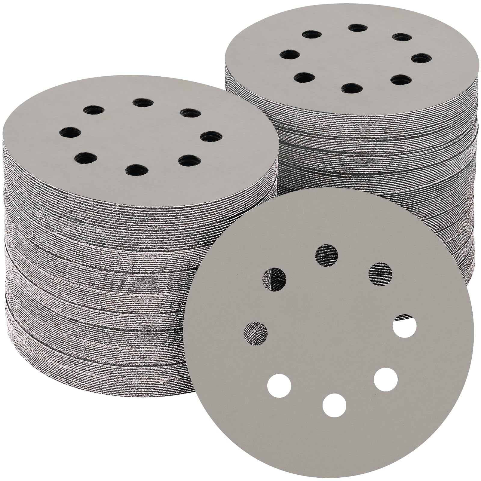 Photo 1 of POTUINOM 50PCS 5 inch Silicon Carbide Sanding Discs 10000 Grit, Wet Dry Orbital 5 Sander Hook and Loop Sandpaper Disc Ultra Fine Grit, Best for Metal,Automotive Precision Polishing