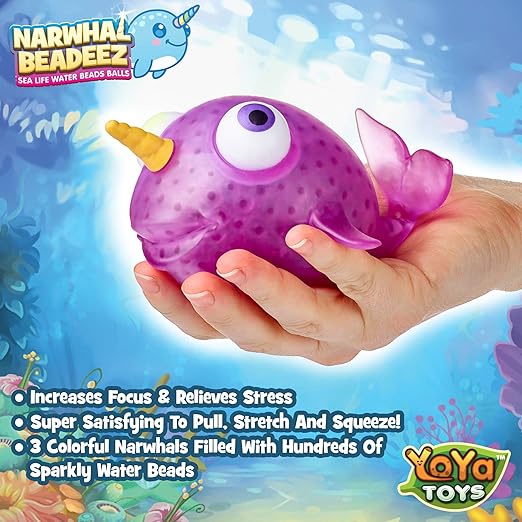 narwhal stress ball