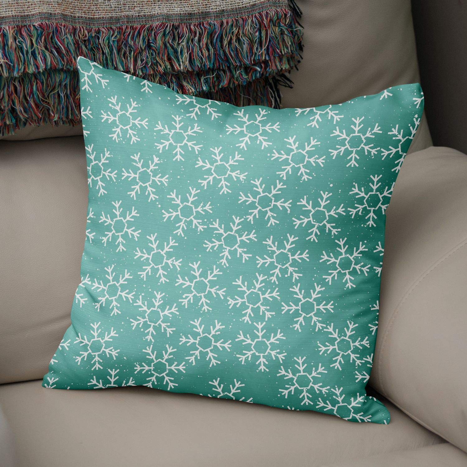 Bonamaison Decorative Cushion Cover Random Pattern, Throw Pillow Covers, Home Decorative Pillowcases for Livingroom, Sofa, Bedroom, Size:43X43 Cm - Designed and Manufactured in Turkey