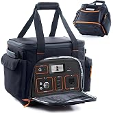 Portable Power Station Carrying Case for Jackery Explorer 500, Storage Bag | Power station storage bag with front access, wat