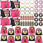 Paterr 60 Pcs Softball Party Favors Gifts 12 Drawstring Bag 12 Makeup Bags 12 Lipstick Holder 12 Hair Scrunchies 12 Bracelet for Softball Party(Cute Style)