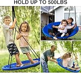 REDCAMP Large 110 cm Nest Tree Swing Seat for Children Blue 500 Lbs Capacity view 7