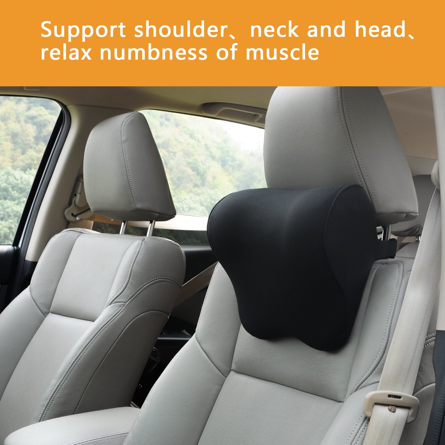 Seat Cushions Automotive Blue Balanced Softness Memory Foam Travel