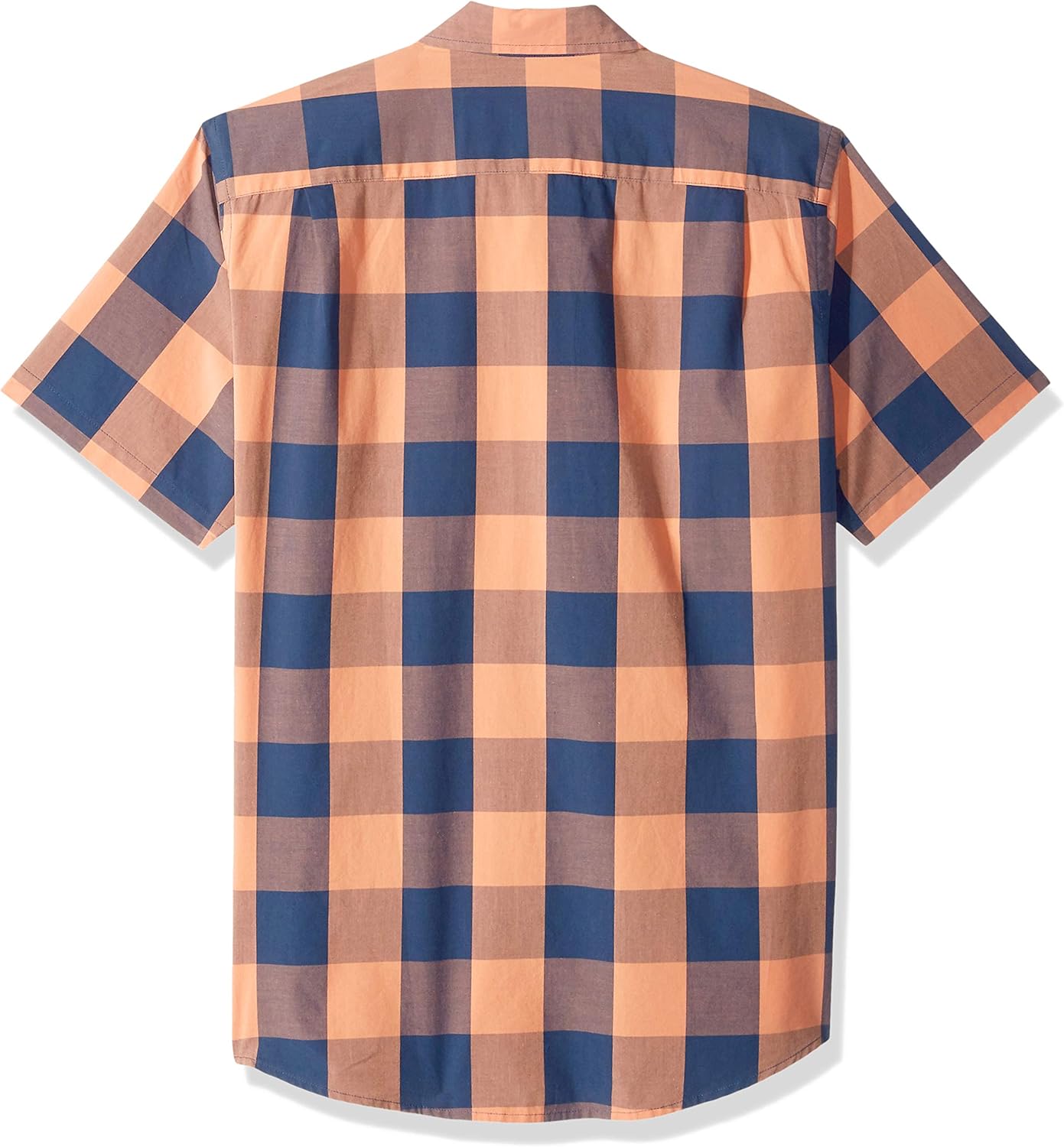  Essentials Men's Slim-Fit Short-Sleeve Casual Poplin Shirt: Clothing