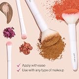 Wet n Wild Contour Brush Synthetic Polymax Fibers Ergonomic Handle Cream Powder view 5