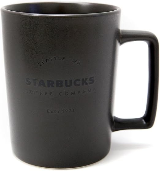 Amazon Com New Starbucks Seattle Matte Charcoal Black Handle