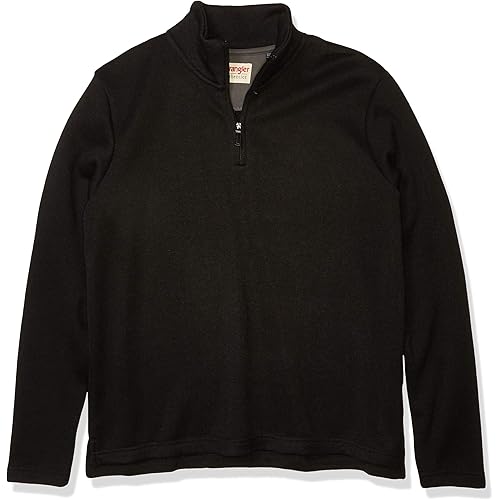 Wrangler Authentics Men’s Sweater Fleece Quarter-Zip