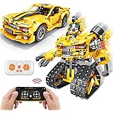2-in-1 Build a Robot Kit,901 Pieces Remote & APP Controlled Robot & Car,Robotic Toys STEM Projects for Kids Ages 6 7 8 9 10 1