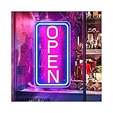 ROLANCHE Open Signs for Business, 16"x 9" LED Neon