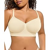 Women's Wireless Seamless Bras No Underwire Stretch Adjustable Bralettes Comfortable Soft Everyday Bra